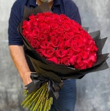 bouquet 100 rosas rojas 