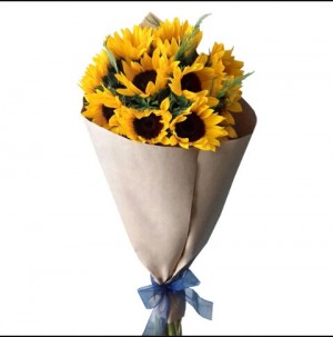 bouquet de  girasoles