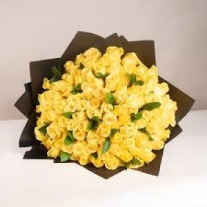 bouquet 50 rosas amarillas