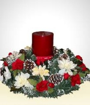 centro de mesa navideño 6 